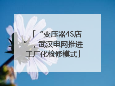 “变压器4S店”，武汉电网推进工厂化检修模式