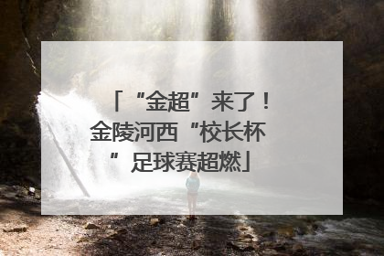 “金超”来了！金陵河西“校长杯”足球赛超燃