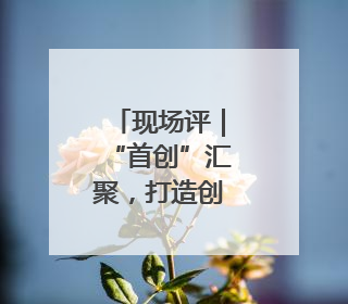 现场评｜“首创”汇聚，打造创新风向标