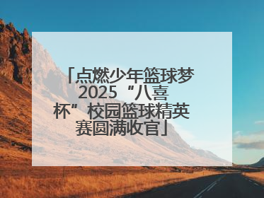 点燃少年篮球梦 2025“八喜杯”校园篮球精英赛圆满收官