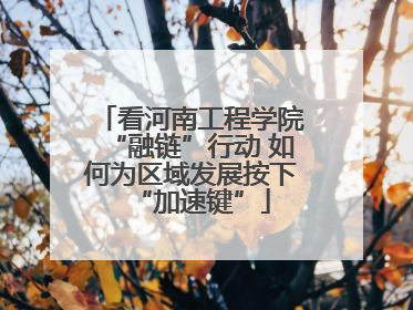 看河南工程学院“融链”行动 如何为区域发展按下“加速键”