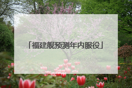 福建舰预测年内服役