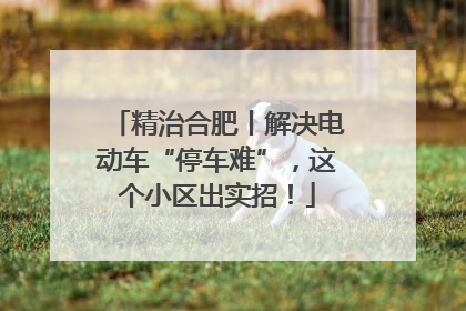 精治合肥丨解决电动车“停车难”，这个小区出实招！