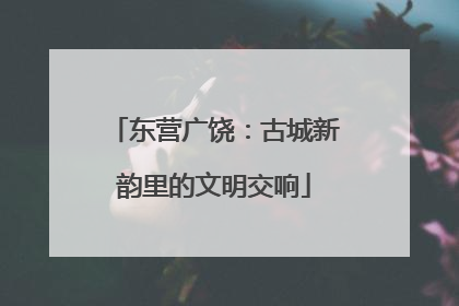 东营广饶：古城新韵里的文明交响
