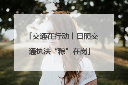 交通在行动丨日照交通执法“粽”在岗