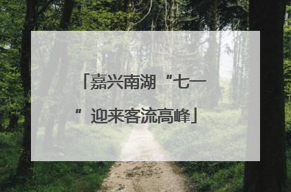 嘉兴南湖“七一”迎来客流高峰