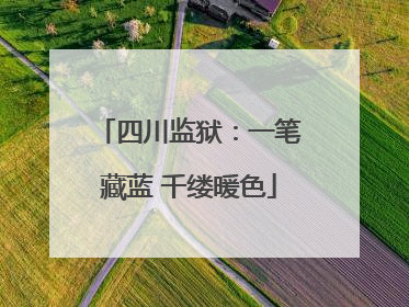 四川监狱：一笔藏蓝 千缕暖色