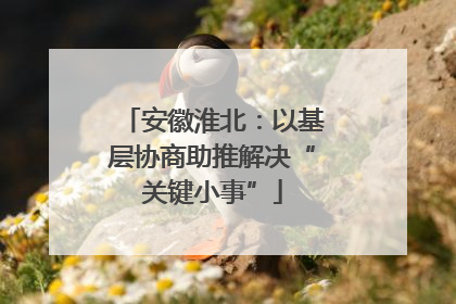 安徽淮北：以基层协商助推解决“关键小事”