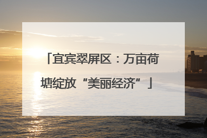 宜宾翠屏区：万亩荷塘绽放“美丽经济”