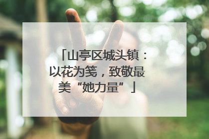 山亭区城头镇：以花为笺，致敬最美“她力量”