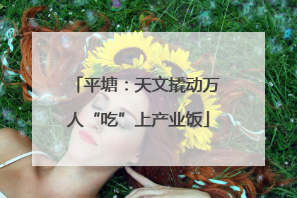 平塘：天文撬动万人“吃”上产业饭