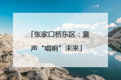 张家口桥东区：童声“唱响”未来