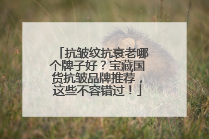 抗皱纹抗衰老哪个牌子好？宝藏国货抗皱品牌推荐，这些不容错过！