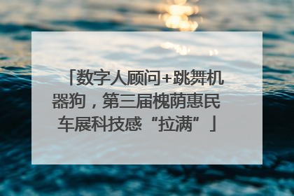数字人顾问+跳舞机器狗，第三届槐荫惠民车展科技感“拉满”