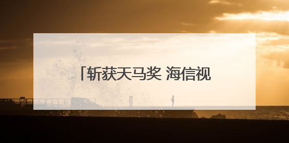斩获天马奖 海信视像投资者关系管理获资本市场高度认可