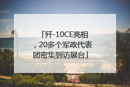 歼-10CE亮相，20多个军政代表团密集到访展台