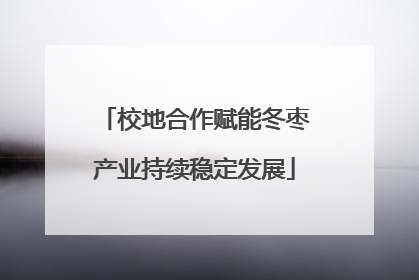 校地合作赋能冬枣产业持续稳定发展