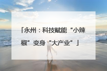 永州：科技赋能“小辣椒”变身“大产业”
