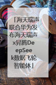 海天瑞声联合华为发布海天瑞声x昇腾DeepSeek数据飞轮智能体