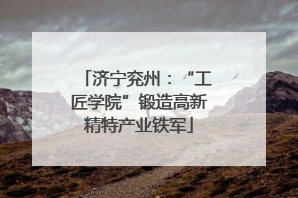 济宁兖州：“工匠学院”锻造高新精特产业铁军
