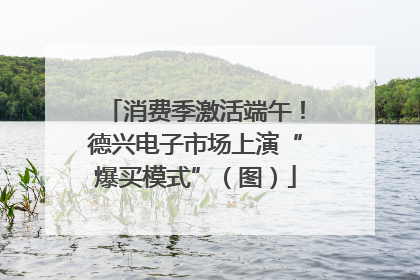 消费季激活端午！德兴电子市场上演“爆买模式”（图）