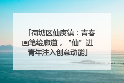 荷塘区仙庾镇：青春画笔绘廊道，“仙”进青年注入创意动能