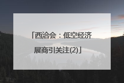 西洽会：低空经济展商引关注(2)