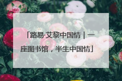 路易·艾黎中国情｜一座图书馆，半生中国情