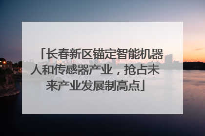 长春新区锚定智能机器人和传感器产业，抢占未来产业发展制高点