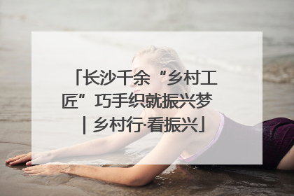 长沙千余“乡村工匠”巧手织就振兴梦｜乡村行·看振兴