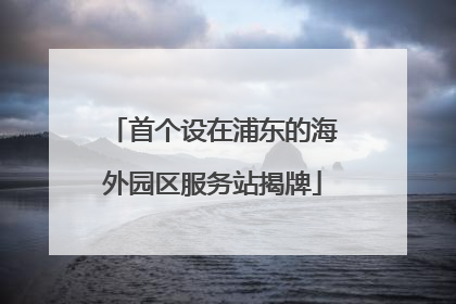 首个设在浦东的海外园区服务站揭牌