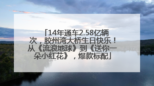 14年通车2.58亿辆次，胶州湾大桥生日快乐！从《流浪地球》到《送你一朵小红花》，爆款标配