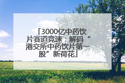 3000亿中药饮片赛道竞速：解码“港交所中药饮片第一股”新荷花