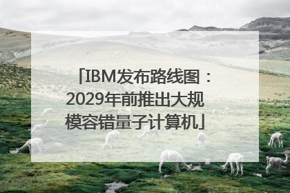 IBM发布路线图：2029年前推出大规模容错量子计算机